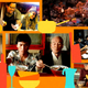 Clockwork from bottom left: Julie & Julia (Photo: Columbia Pictures); Chef (Photo: Open Road Films); Hook (Photo: TriStar Pictures); Eat Drink Man Woman (Photo:vThe Samuel Goldwyn Company); Parallel Mothers (Photo: Sony Pictures Classics); Tampopo (Photo: Film Forum)